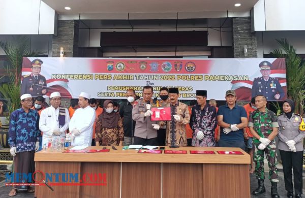 Rilis Akhir Tahun, Satnarkoba Polres Pamekasan Ungkap 130 Kasus Narkoba