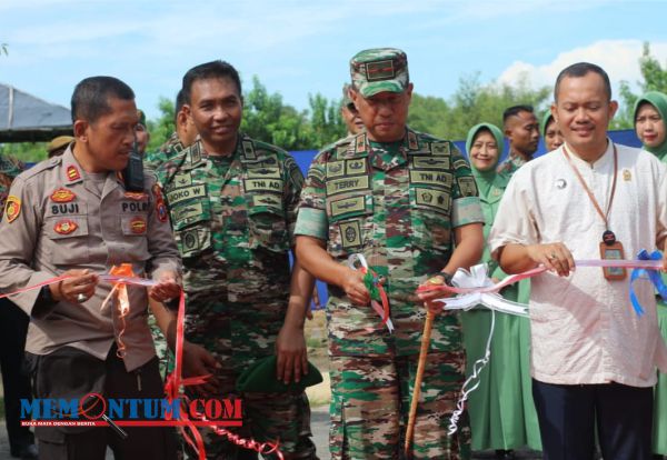 Danrem 084/Bhaskara Jaya Resmikan Kantor Koramil Pademawu